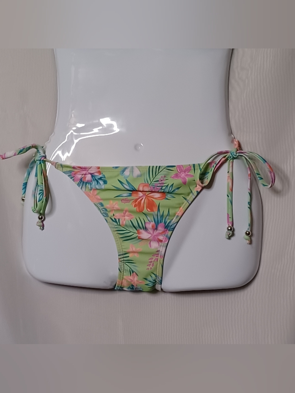 Ingear Swim Orange Tropical Print Bikini Bottom Swimwear. Size L